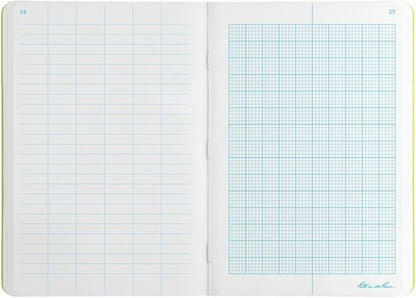 Rite in the Rain Weatherproof Stapled Notebook, 4.625" x 7", Yellow Cover, Metric Field Pattern, 3 Pack (No. 361FX)