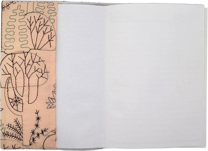 BLBMH Book Covers for Paperbacks Fit for 5.5x8.4 inch Adjustable Book Sleeve Cover for A5 Books Soft Cloth Protector for Notebook Journal - Owl