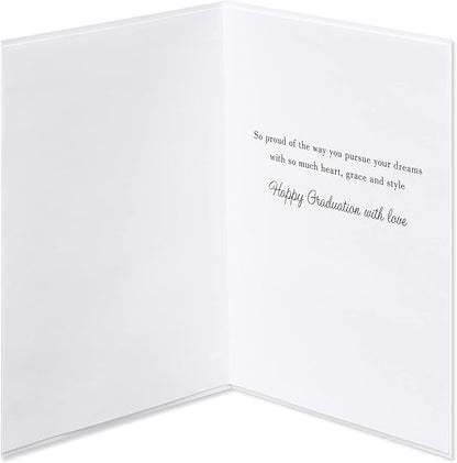 Papyrus Graduation Card for Her (Pursue Your Dreams)