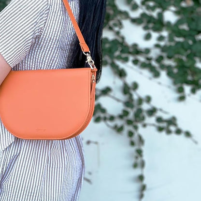 The Luna Premium Leather Journal Cover with 3 Detachable Notebooks & A Metal Ballpoint Pen - Compatible with A6 6-Ring Binder - Gift for Women - Journal Gift Set for Birthday