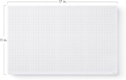 Notsu Graph Notepads 11 x 17 inch | Large Graphing Double Sided Drafting Pads with 1/4" Quad Grid Premium Thick Paper 120gsm