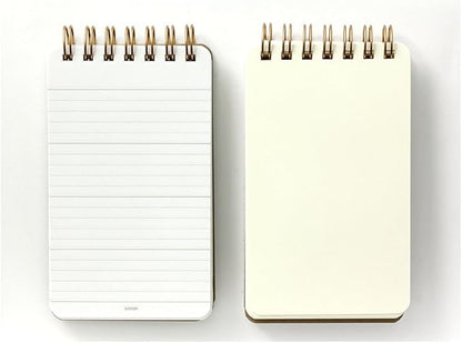 DESIGNPHIL Midori 11796006 Notepad WM Ring Memo Grain Black