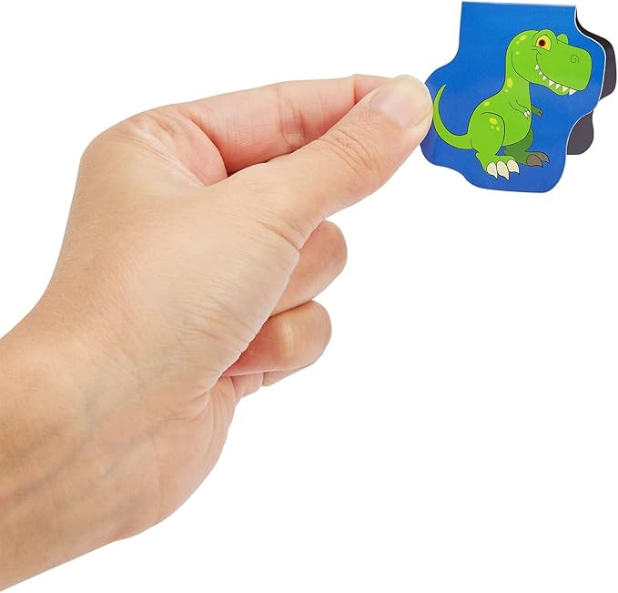 Bright Creations 50-Pack Mini Assorted Colorful Animal Magnetic Bookmarks, Bulk Magnet Set, Page Clip Markers for Kids, Reading, Bookclub, School Book Fairs (10 Designs, 1.7x1.7 in)