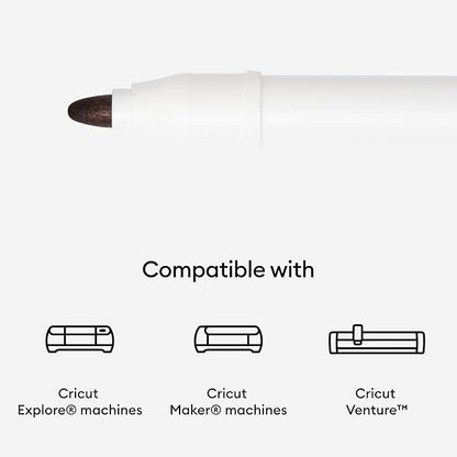 Circuit Cricut Permanent Markers 2.5 mm, Black (3 ct), Black