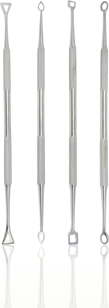 CYNAMED Stainless Steel Spatula Wax & Clay Sculpting Tool Carver Set (4PK)
