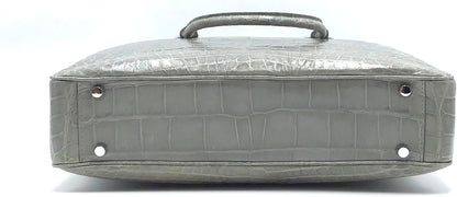 Masami Handmade Genuine Crocodile Leather Business Bag, Briefcase, Japanese brand, Leather bag