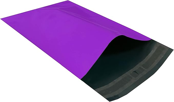 Colored Poly Mailers Pack of: Be creative with your packaging with Colored mailers (Purple, 6" x 9" pack of 1000)
