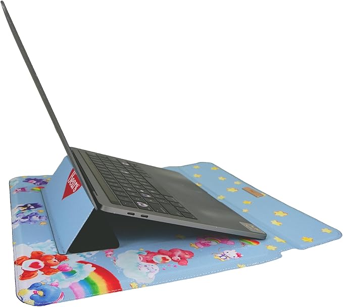 Sonix x Sanrio Laptop Sleeve, Foldable Case and Stand Compatible with Most 15 inch Laptops (Hello Kitty + Care Bears)