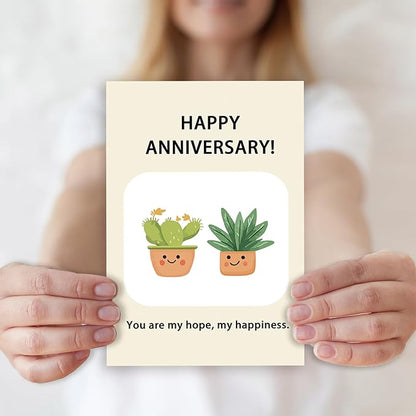 Funny Anniversary Card Gifts for Men Him, Anniversary Card to Husband, Happy Anniversary Cards for Boyfriend, Wedding Anniversary Card