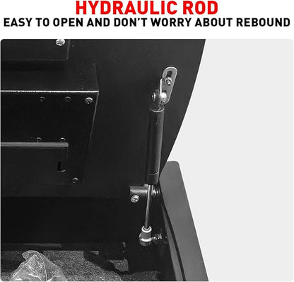 Gas Strut Top Opening Safe box with LCD Screen Digital Keypad for Handgun Pistol Money Jewelry in Home Office or Hotel