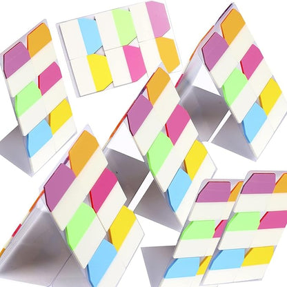 Sticky Index Tabs 1 Inch Page Markers Flags Page Notes Sticker Page Tabs Sticky Tabs for Binders Bookmarks Notebooks File (1200Pieces)