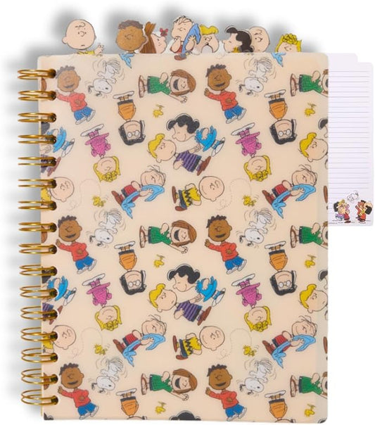 Innovative Designs Peanuts Gang Journal Notebook, Spiral Bound, 144 Lined Pages, 8 x 7 inches – Peanuts Snoopy Charlie Brown
