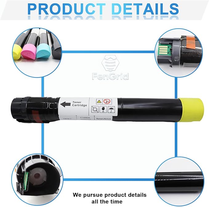 AltaLink C8030 Yellow Toner Cartridge 006R01700 Replacement for Xerox AltaLink C8030 C8035 C8045 C8055 C8070 ( Yellow, 15,000 Pages )