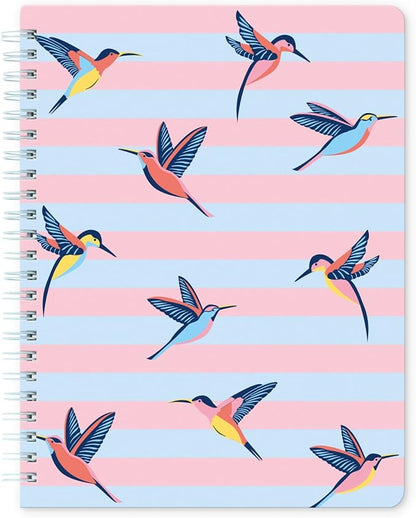 Sweetzer & Orange S&O Cute Spiral Notebooks - College Ruled Spiral Notebook with Pockets - Hardcover Notebook for Women - Cute Notebooks for School & Journal - 80 Double-Sided Pages, 6.25" x 8.25”