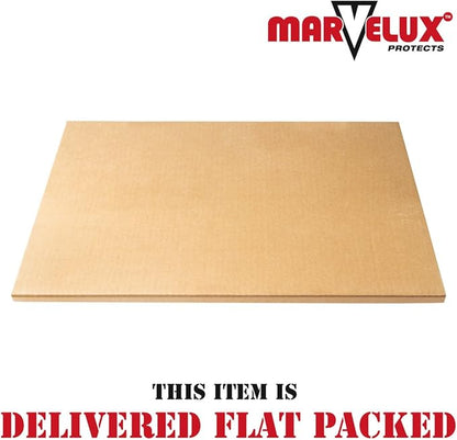 Marvelux Office Chair Mat for Low Pile Carpets 36" x 48” Clear Vinyl Protector Mat for Under Desks, Rectangular PVC Carpeted Floor Mat for Gaming Chairs and Computer Desks, Shipped Flat