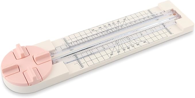 Paper Cutter,4-in-1 Paper Trimmer,Photo Cutter,Multi-Function Scrapbooking Tool with Dial Blades of Straight,Wave,Perforated,Creasing for Cutting Paper,Coupons,Postcards,Card