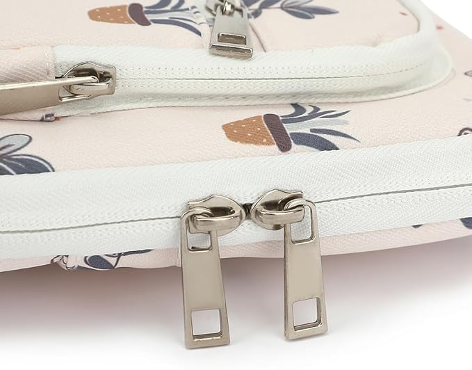 canvaslife 360° Protective Laptop Sleeve Case Bag with 4 Pockets for MacBook Pro 16 inch and 15 inch-15.6 inch Laptop (Small potted)