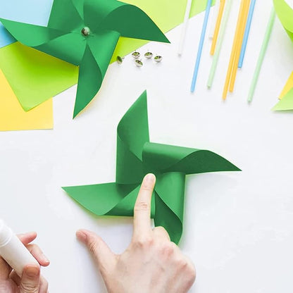 25Sheets Green Cardstock Paper, 8.5 x 11 Card stock for Cricut, Thick Construction Paper for Card Making, Scrapbooking, Craft 90 lb / 250 gsm