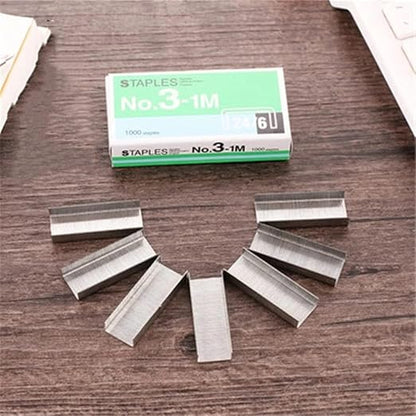Staples Mini Metal Staples 1000Pcs/Lot No.10-1M Stationary No.10 Binding Stapler Office Binding Supplies Student Stationary School Supplies Manual Staplers