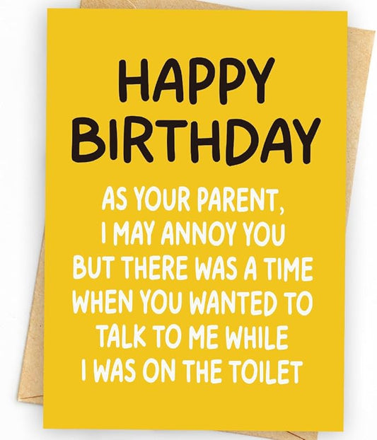 Birthday Card for Son & Daughter | Son & Daughter Birthday Card from Mom, Dad, and Parents | Funny & Happy Birthday Card for Adult Daughter & Son | Birthday Gifts for Son & Daughter