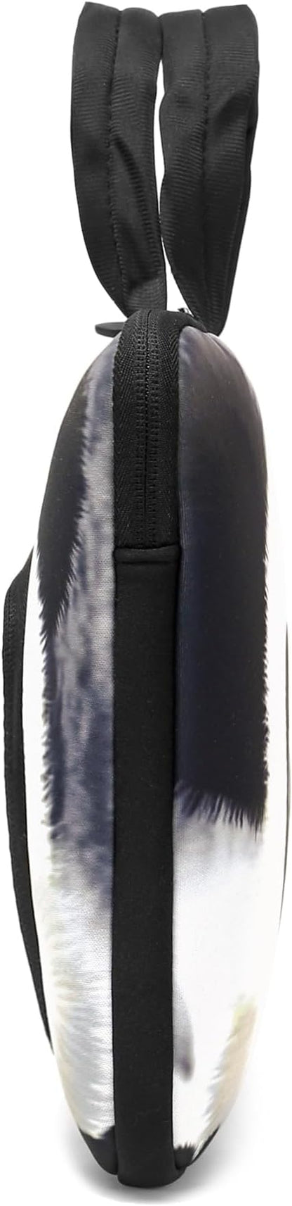 11.6 12 12.5 inch Laptop Sleeve Chromebook Case Ultrabook Case Notebook Sleeve Tablet Case Neoprene Handle Sleeve for Men Women, Two Pockets Fit Apple MacBook Air Samsung Acer HP DELL (Cute Panda)