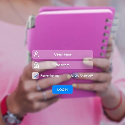 Zonon 2 Pcs Mini Password Book with Alphabetical Tabs Metal Password Keeper Book Portable Organizer Elegant Mandala Pattern Notebook with Pen, Spiral Bound for Information(Purple, Orange)