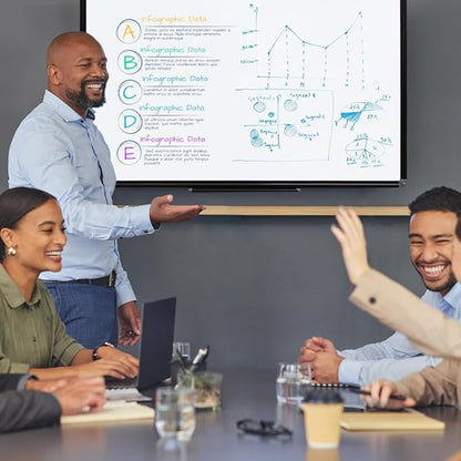 XIWODE Magnetic Dry Erase Board, Wall Mounted whiteboard, 24X36 inch, Black Aluminum Alloy Frame, Simple and Generous, Smooth Writing Surface, Easy to Wipe.