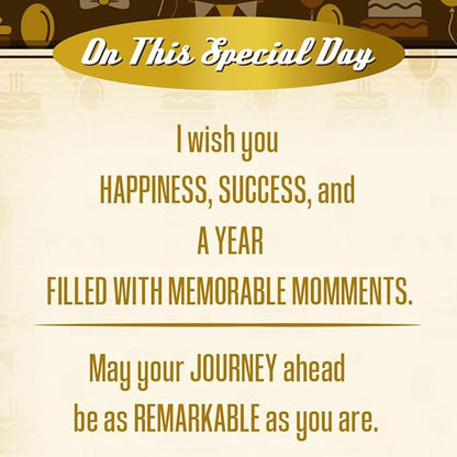 Prime Greetings Birthday Card Brother, Made in America, Eco-Friendly, Thick Card Stock with Premium Envelope 5in x 7.75in, Packaged in Protective Mailer