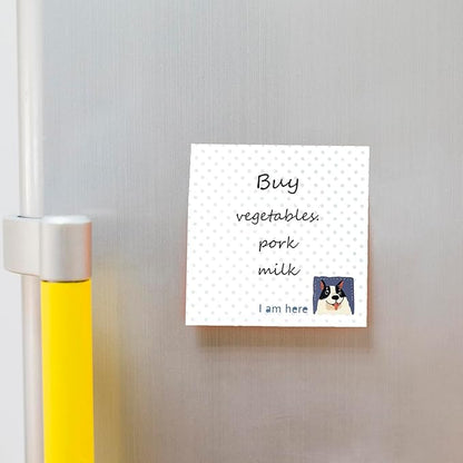 Post it Notes 3x3 Cute and Aesthetic Sticky Notes Planner Notepad - 450 Sheets - Desk Accessories for School, Office, and Home - Ideal Gifts for Teachers, Women, and Coworkers (Dog)