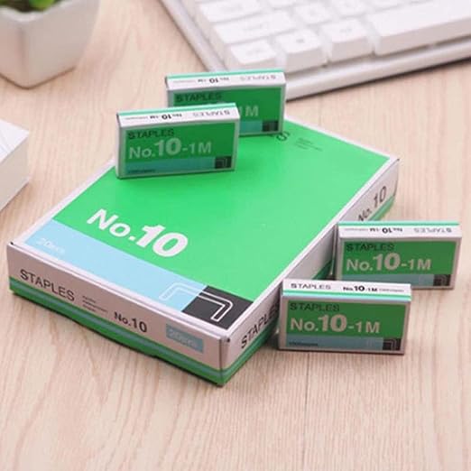 Staples Mini Metal Staples 1000Pcs/Lot No.10-1M Stationary No.10 Binding Stapler Office Binding Supplies Student Stationary School Supplies Manual Staplers