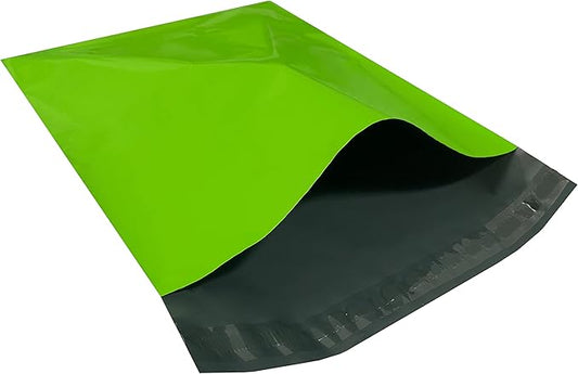 Colored Poly Mailers Pack of: (Green, 10" x 13" pack of 200) Be creative with your packaging with Colored mailers