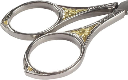 JubileeYarn Sun Motif Embroidery Craft Scissors - Silver - 3 Scissors