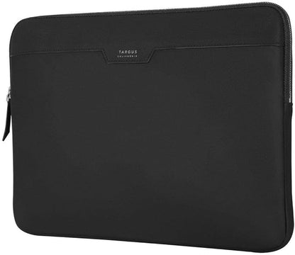 Targus Newport Modern Style Sleeve with Durable Water-Repellent Nylon, Back Zip Pocket Pouch, Protective Slipcase fits 11-12-Inch Laptop/Notebook, Black (TSS1001GL)