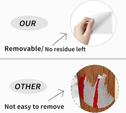 Colored Labels Stickers 3 x 5 Inch, Removable Rectangular Moving Labels, Large Color Coding Labels Moving Stickers- 250 Pack/White