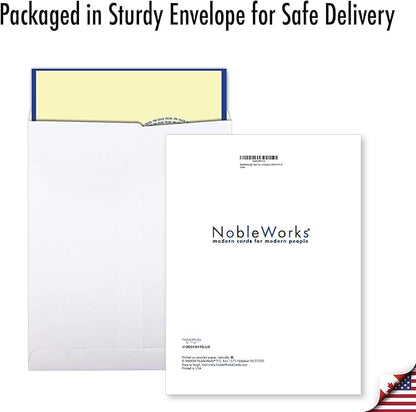 NobleWorks - Jumbo Team Coach Thank You Greeting Card From Us 8.5 x 11 Inch with Envelope (1 Pack) Sports Teacher Gratitude, School Athlete Appreciation Notecard, Tennis Racquet J10037ATYG-US