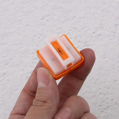 SING F LTD Paper Cutter Replacement, A4 Paper Cutter Blades Cutting Tool with Safe Pressing Design 10pcs Orange