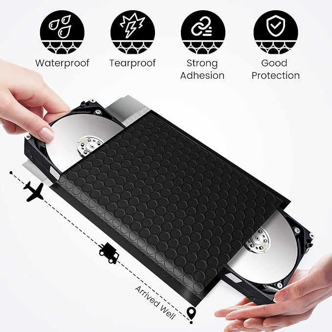 Fuxury Bubble Mailer, 6x10 Inch Bubble Mailers 50 Pack, Self-Seal Adhesive Padded Envelopes, Water Resistant Mailers, Shipping Envelopes for Packaging, Small Business, Mailing,Bulk Black #0