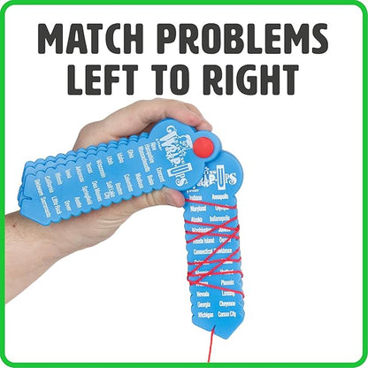 LEARNING WRAP-UPS SELF-CORRECTING States & Capitals US Geography Self-Correcting Keys, (K105-SB)