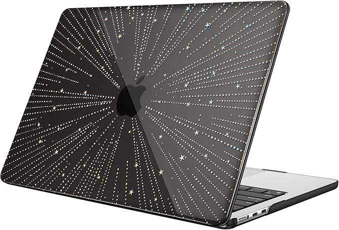 Fintie Case for MacBook Air 13.6 Inch A3113 A2681 (2022 2023 2024 Release) - Snap On Hard Shell Cover for MacBook Air 13.6" M2 M3 Chip with Liquid Retina Display and Touch ID (Meteor-Black)