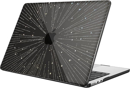 Fintie Case for MacBook Air 13.6 Inch A3113 A2681 (2022 2023 2024 Release) - Snap On Hard Shell Cover for MacBook Air 13.6" M2 M3 Chip with Liquid Retina Display and Touch ID (Meteor-Black)