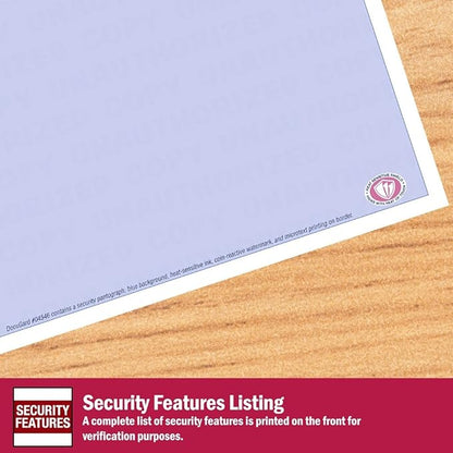 DocuGard Advanced Blue Multi-Purpose Security Paper, 7 Features, 8.5 x 11 Inches, 24 lb, 2500 Sheets (04546C)