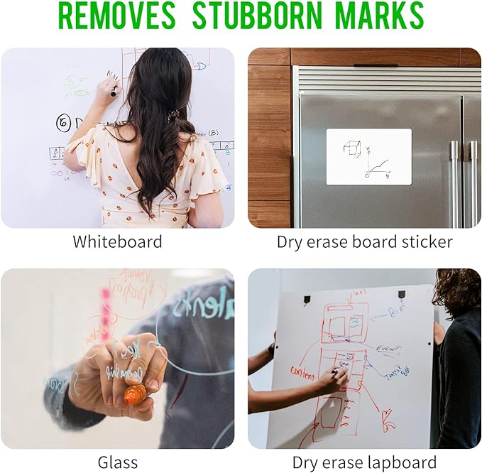 loukin Non-Toxic Whiteboard Cleaner, 8.5 fl oz Dry Erase Board Cleaner, Low-Odor White board Cleaning Spray, Removes Stubborn Marks from Whiteboards, Chalkboard (12-Pack)