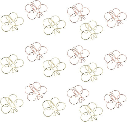 NUOBESTY 20pcs Bookmark bookbaga Creative Shaped Paper Clips File Document Paper Clips Work Folder Office Supplies folders Office Document Clips Delicate Paper Clip Nordic Peacock Decorate