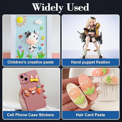 300pcs Transparent Double-Sided Mounting Putty - Strong and Traceless Adhesive Stick dots for Photos, Poster Versatile Office & Home，Festival Party Decorations, etc