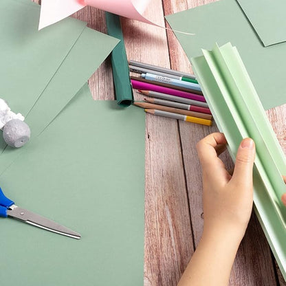 30 sheets Cardstock Paper 8 1/2 x 11 Inches for Crafts and Invitations (Sage Green)