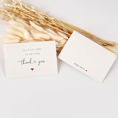 48 Pack Thank You Cards with Envelopes & Stickers, 4×6 Cute Blank Greeting Cards for Baby Shower & Wedding，Boxed Bulk Thank You Notes for Graduation Teachers Business Coworker Employee Appreciation