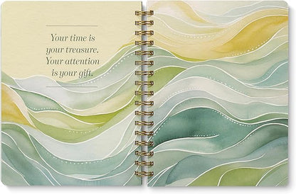 Compendium Spiral Notebook – Live Slow, Love True, Grow Free. – A Designer Spiral Notebook with 192 Lined Pages, College Ruled, 7.25" W x 9.25" H