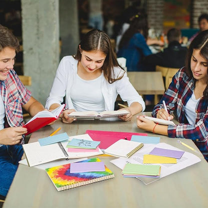 Koogel Index Cards 3 x 5 Inch, 200 Count, Ruled on both Sides, 5 Assorted Colors, Flash Cards for Studying School Supplies, Office