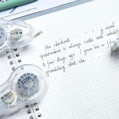 M&G 6 Pack Correction Tape Set, Total 72M/236FT Correction Tape Clear Writing with No Drying Time for Office School Supplies Student 1/5 Inch X 39.37 Ft/Pack