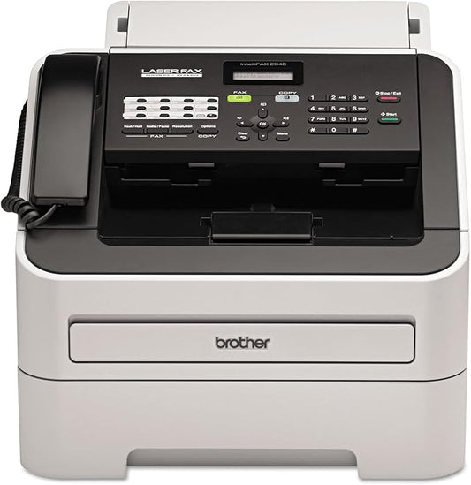 Brother Printer FAX2940 Wireless Monochrome Printer with Scanner, Copier and High-Speed Laser Fax, Black/gray